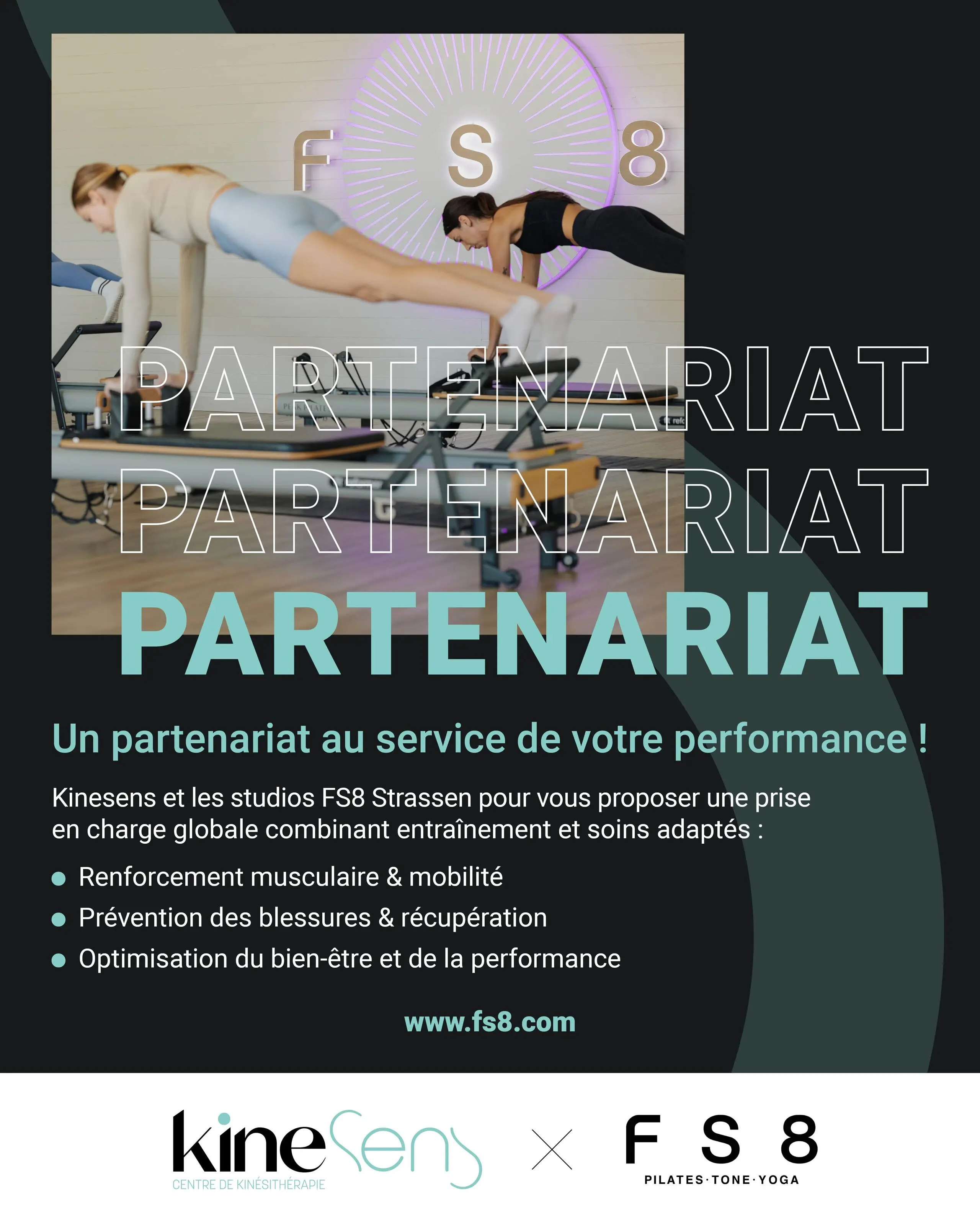 KINESENS - Partenariat avec F45 & F8 KINESENS - Partenariat avec F45 & F8